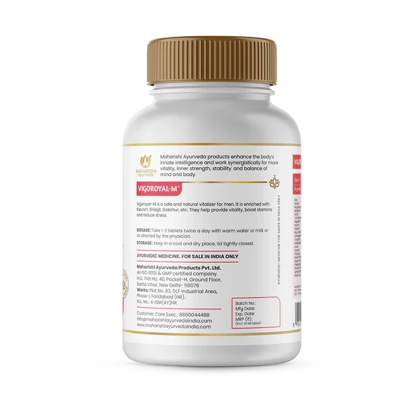 Maharishi Ayurveda Vigoroyal-M Tablets, 60 Tablets-3.webp